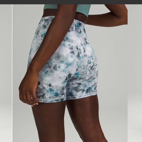 Lululemon Align HR Short 6” Kaleidofloral Multi Plus Size 20 - Picture 4 of 15